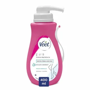 veet pure shower depilatory cream for sensitive skin 400ml