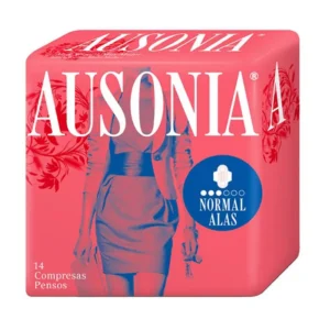 ausonia normal with wings sanitary towels 14 units