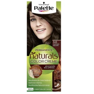 schwarzkopf palette naturals color creme 3.0 dark chestnut