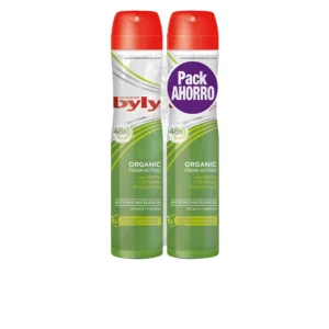 byly organic extra fresh deodorant spray 2x200ml