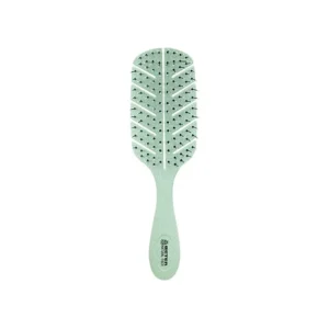 beter detangling natural fiber hair brush green