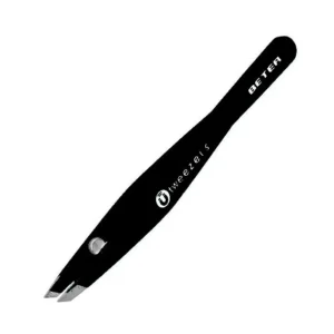 beter tweezers magnetic slanted tip black