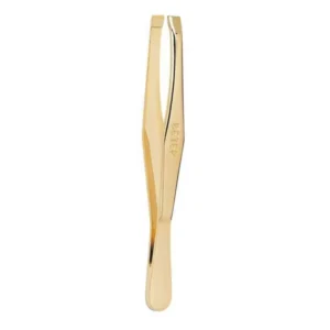 beter gilded straight tip tweezers