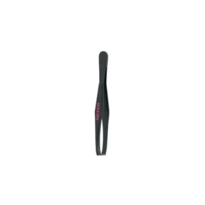 beter black coated steel straight tip tweezers