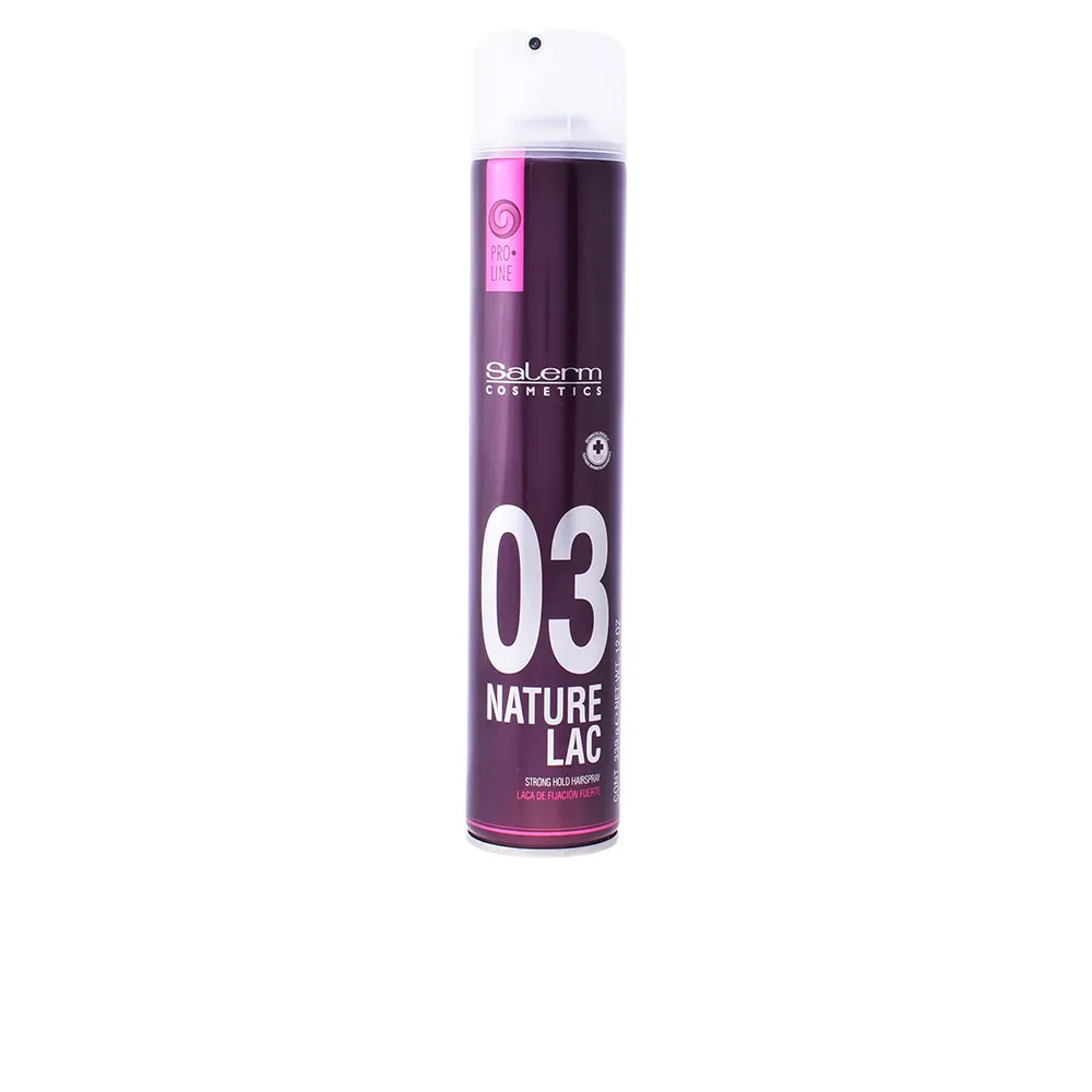 salerm cosmetics nature lac strong hold hair spray 650ml salerm cosmetics nature lac strong hold hair spray 650ml