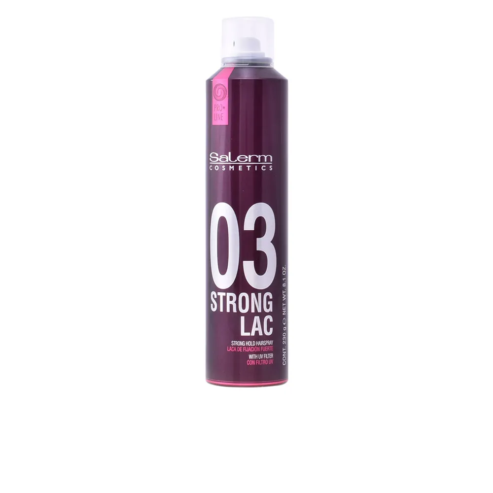salerm cosmetics strong lac 03 strong hold hair spray 405ml salerm cosmetics strong lac 03 strong hold hair spray 405ml