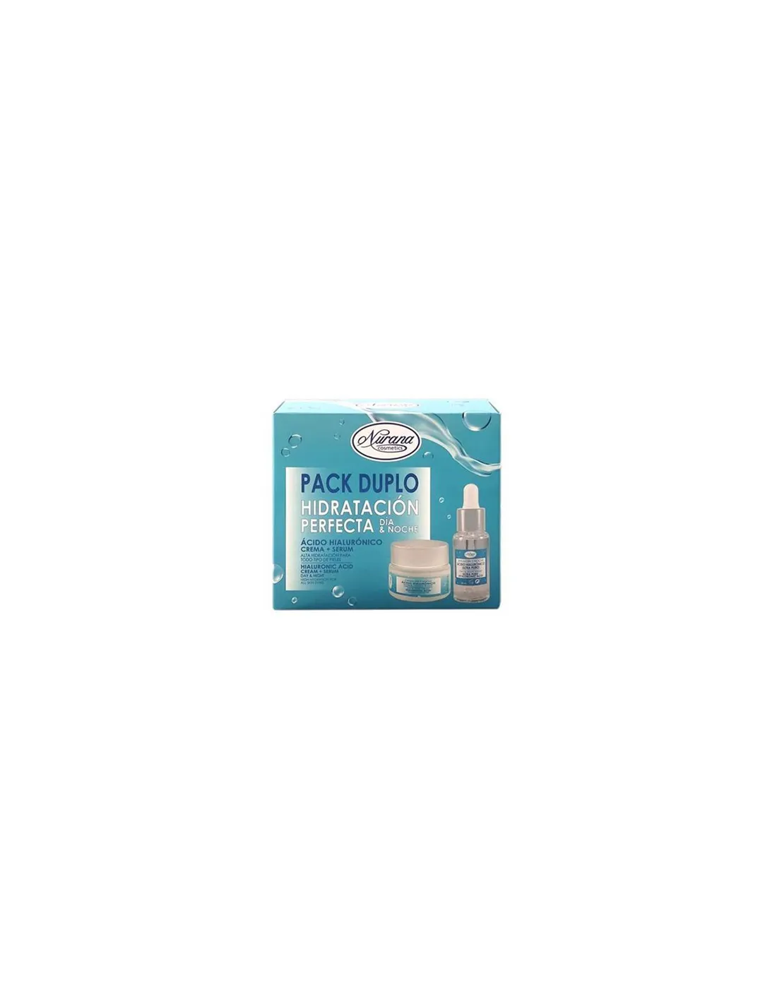 nurana pack duplo hidratacion perfecta dia y noche acido hialuronico nurana pack duplo hidratacion perfecta dia y noche acido hialuronico