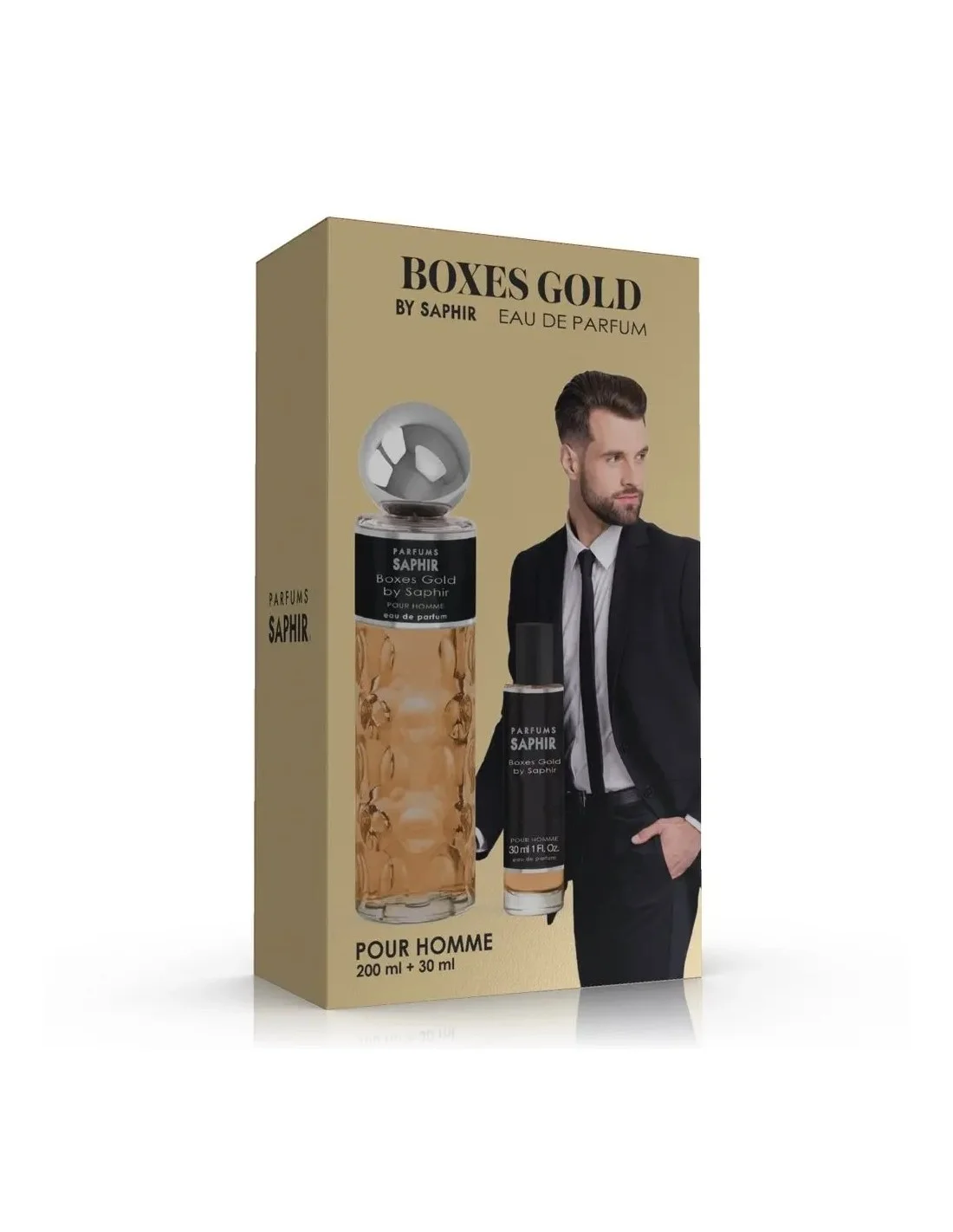 saphir boxes gold edp spray 200ml 30ml sets saphir boxes gold edp spray 200ml 30ml sets