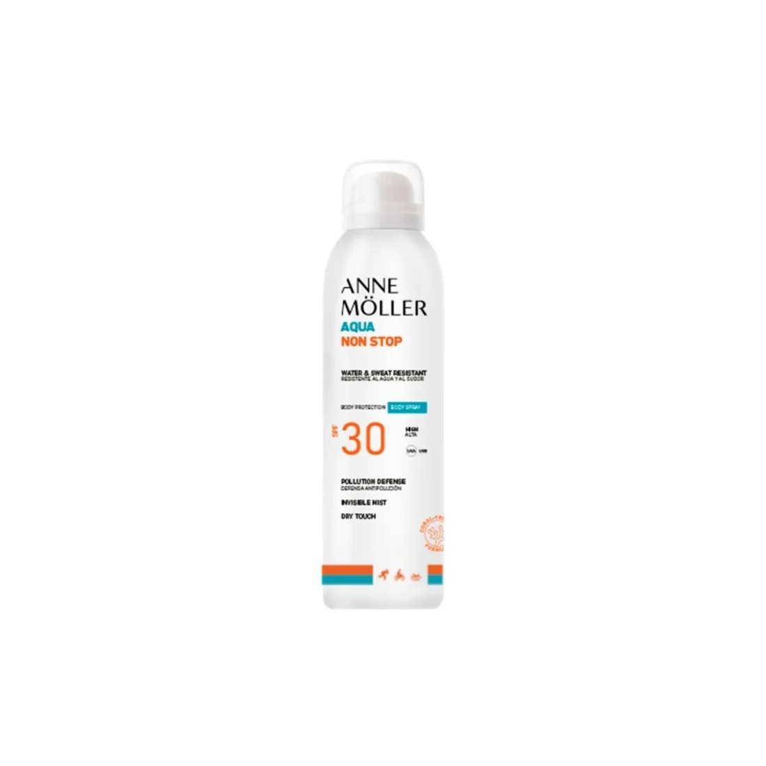 anne möller a moller non stop spray lotion spf30 175 anne möller a moller non stop spray lotion spf30 175