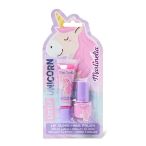 martinelia little unicorn brillo de labios 1un lacas de uñas 1u