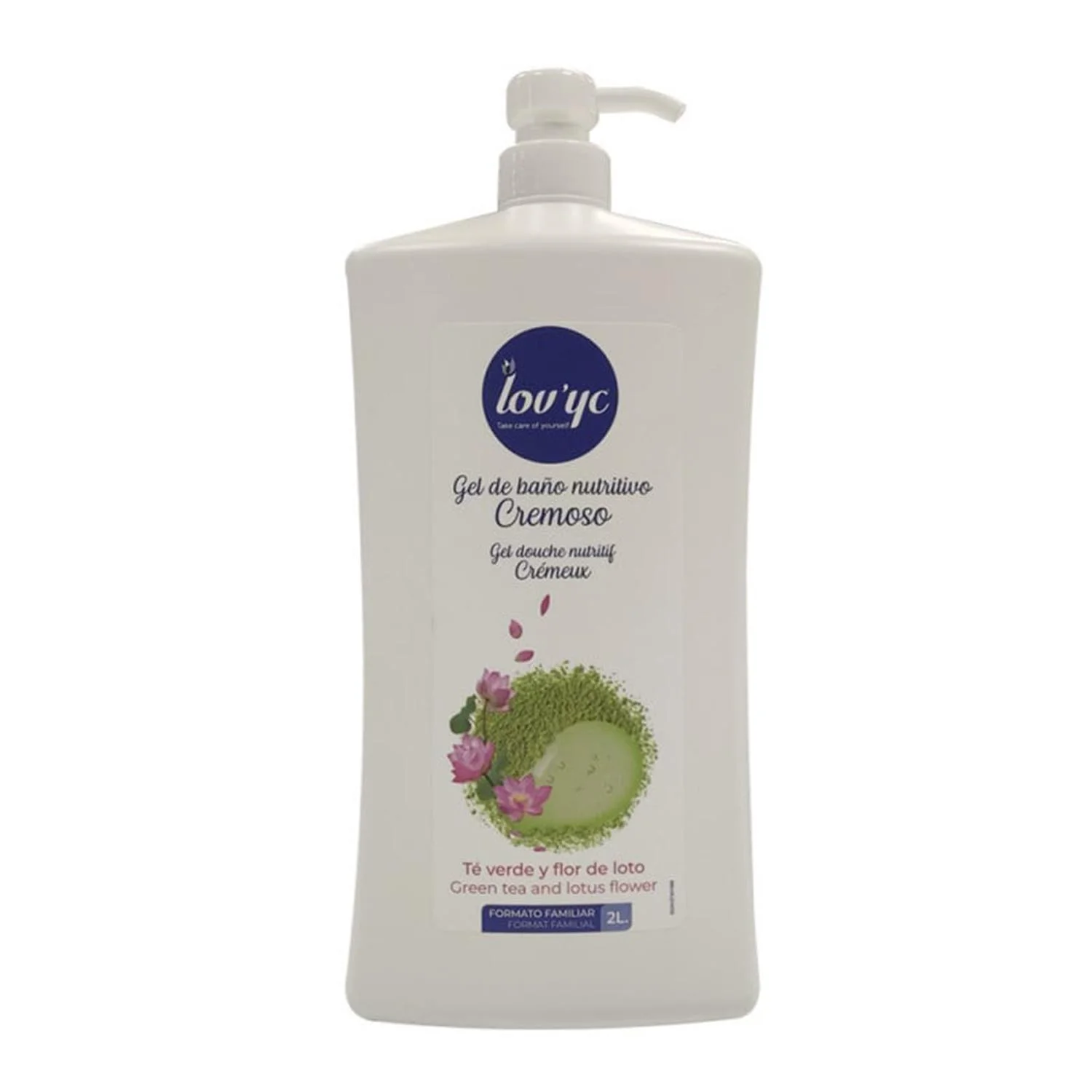 lovyc te verde y flor de loto gel de baño nutritivo 2000ml lovyc te verde y flor de loto gel de baño nutritivo 2000ml