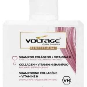 voltage cosmetics colágeno vitamina h champú 500ml