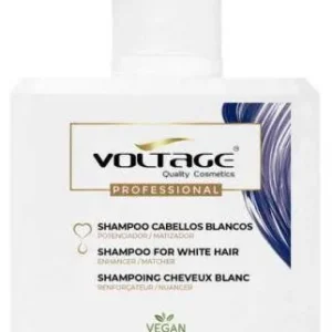 voltage cosmetics therapy ultra violet cabellos blancos 2 en 1 champú mascaril