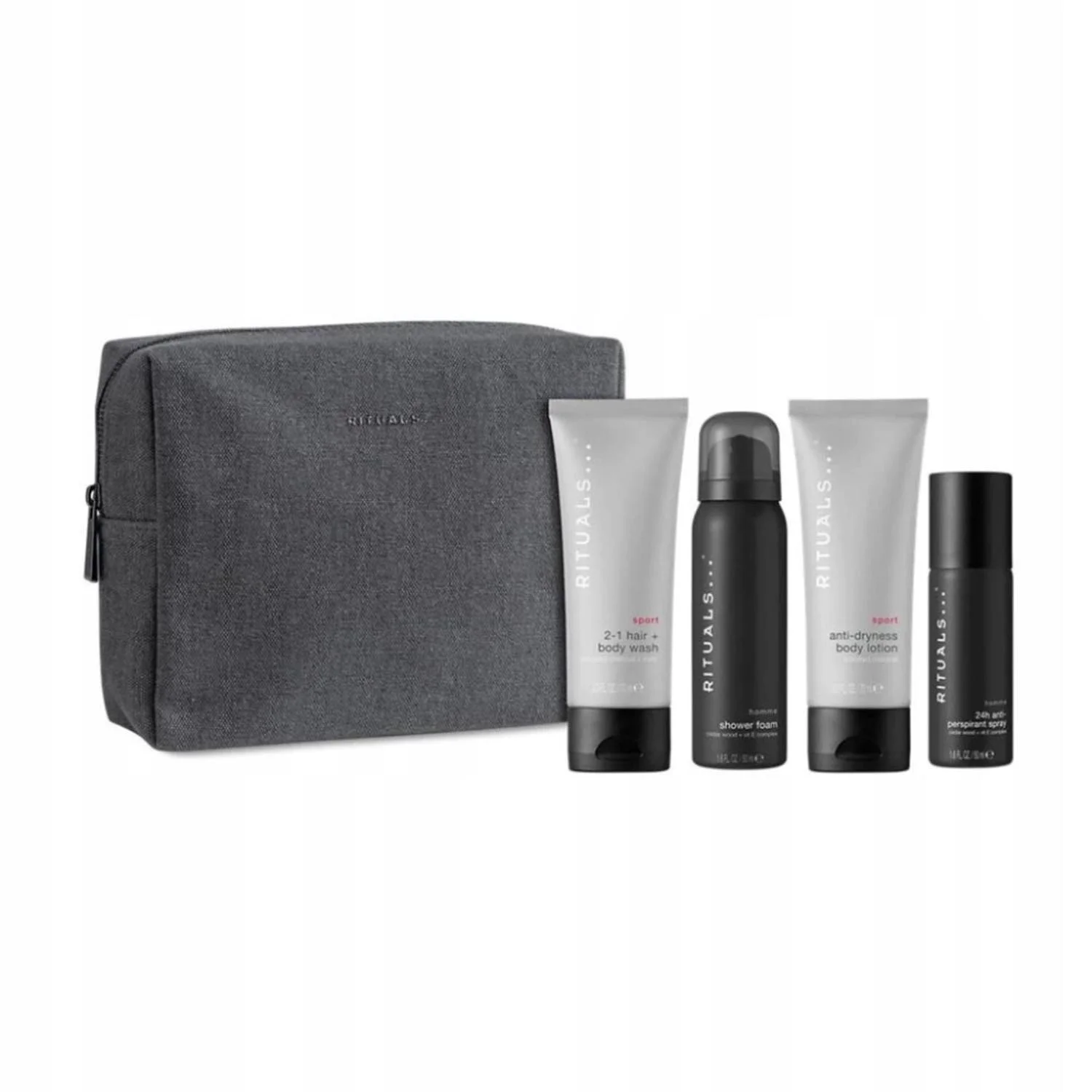 rituals homme sport gel de baño 50ml espuma de baño 1u locion corporal perfumada 1u desodorante spray 1u rituals homme sport gel de baño 50ml espuma de baño 1u locion corporal perfumada 1u desodorante spray 1u