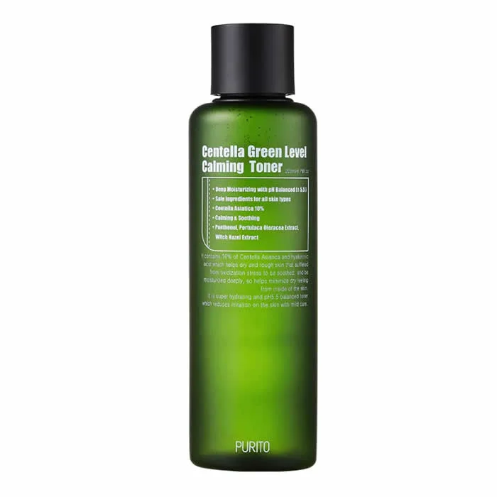 purito centella green level recovery calming toner 200ml purito centella green level recovery calming toner 200ml