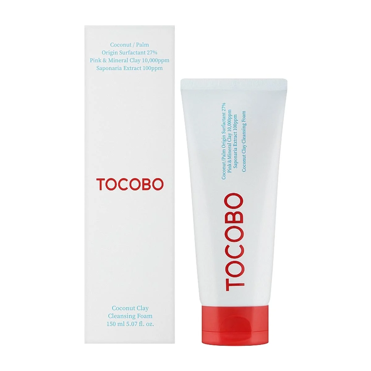 tocobo coconut clay espuma limpiadora 150ml tocobo coconut clay espuma limpiadora 150ml