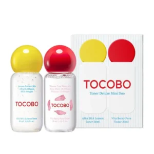 tocobo toner deluxe mini duo tonico lemon berry 2un