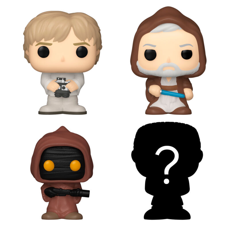 blister 4 figuras bitty pop star wars luke blister 4 figuras bitty pop star wars luke